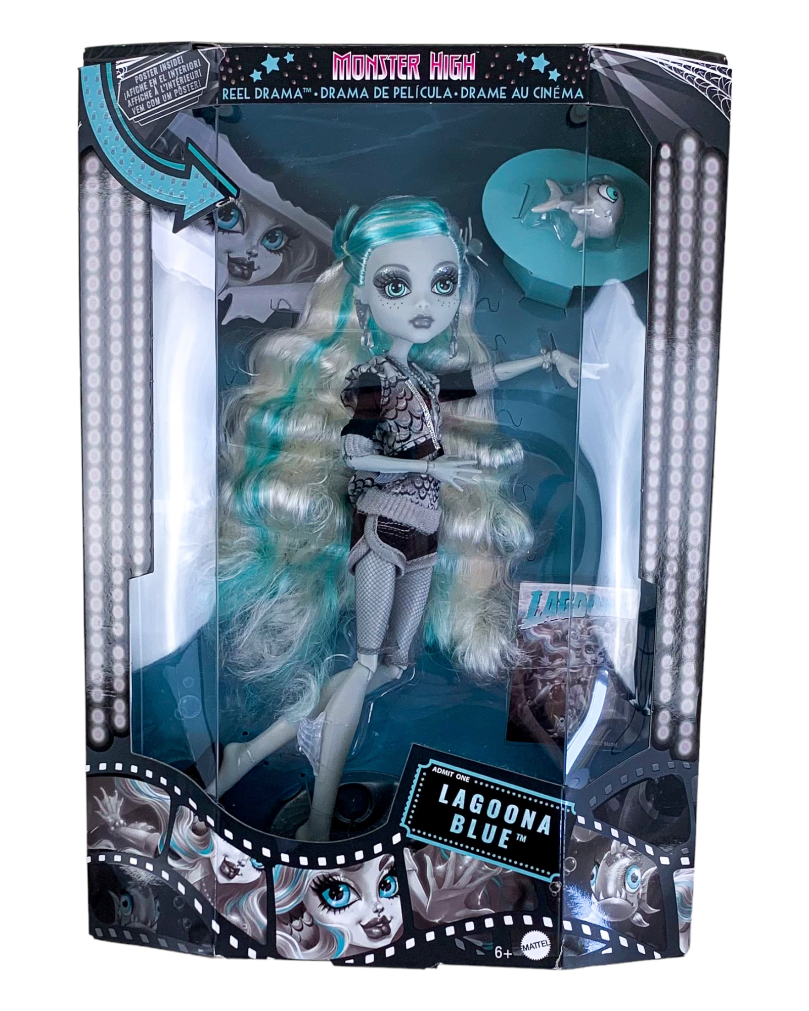 Monster High Reel Drama Lagoona Blue (2022) #HKN30 - Toy Sisters