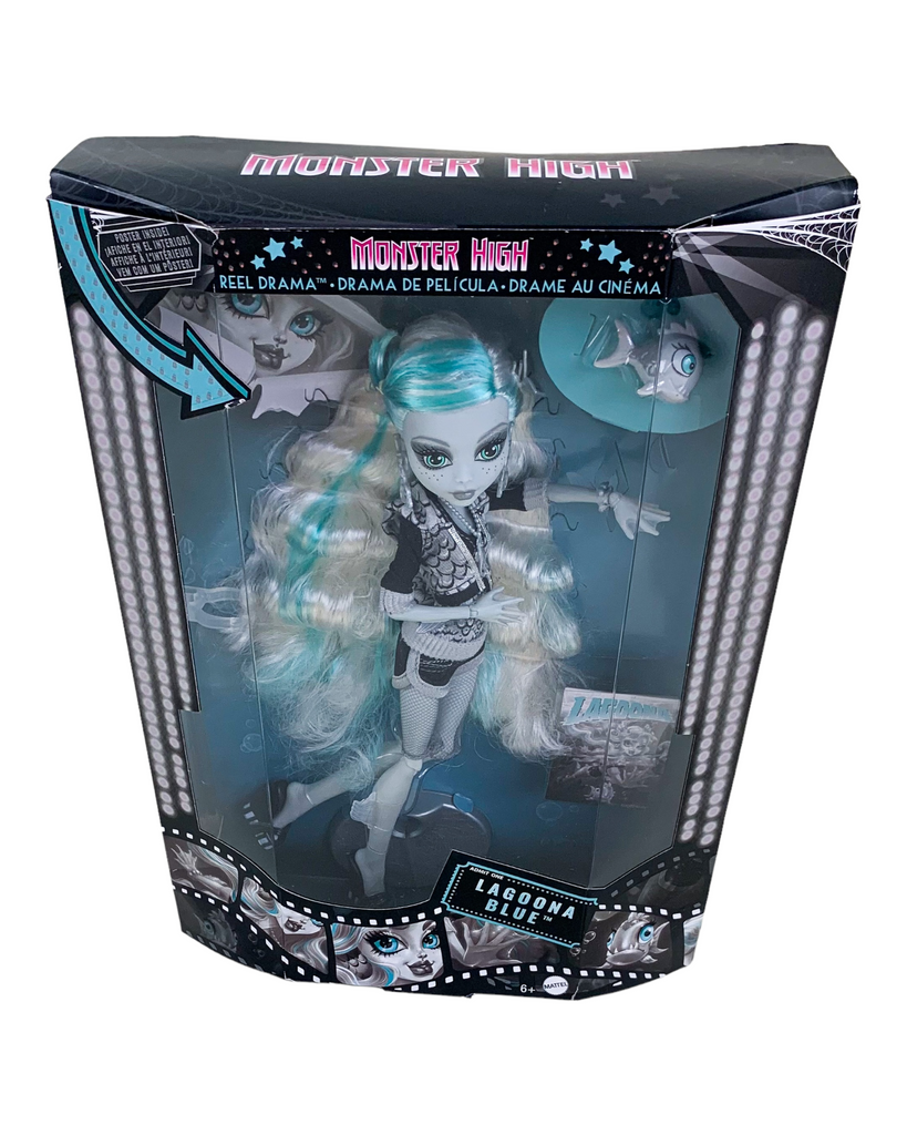 Monster High® Reel Drama™ Black & White Collector Lagoona Blue™ Doll ( –  The Serendipity Doll Boutique