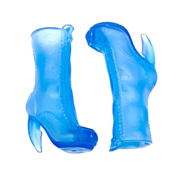 Monster High Haunted River Styxx Doll Clear Blue Victorian Style Boots Shoes