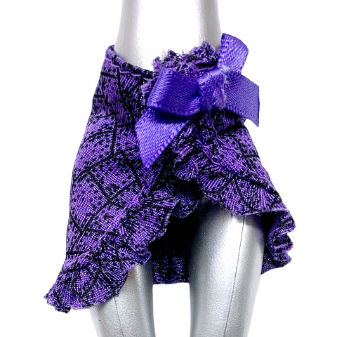 Monster High Dance Class Robecca Steam Doll Outfit Replacement Purple Wrap Skirt