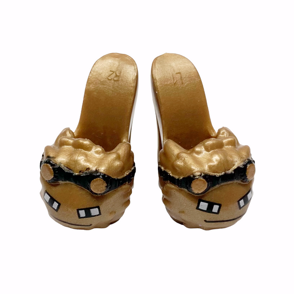 Monster High Dead Tired Robecca Steam Doll Replacement Bronze Slippers