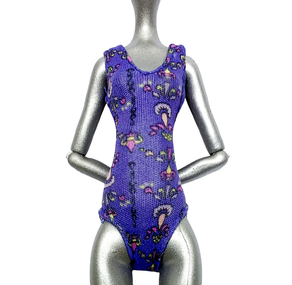 Monster High Dance Class Rochelle Goyle Doll Outfit Replacement Purple Leotard