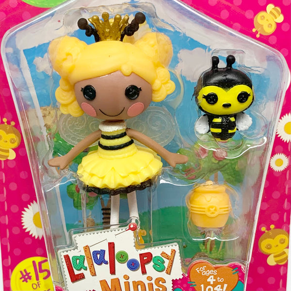 Mini Lalaloopsy Royal T. Honey Stripes #15 Series 17 Bee Bumblebee Doll