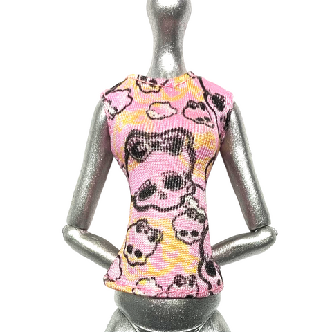 Monster High I Heart Fashion Scarah Screams Doll Replacement Pink Shirt