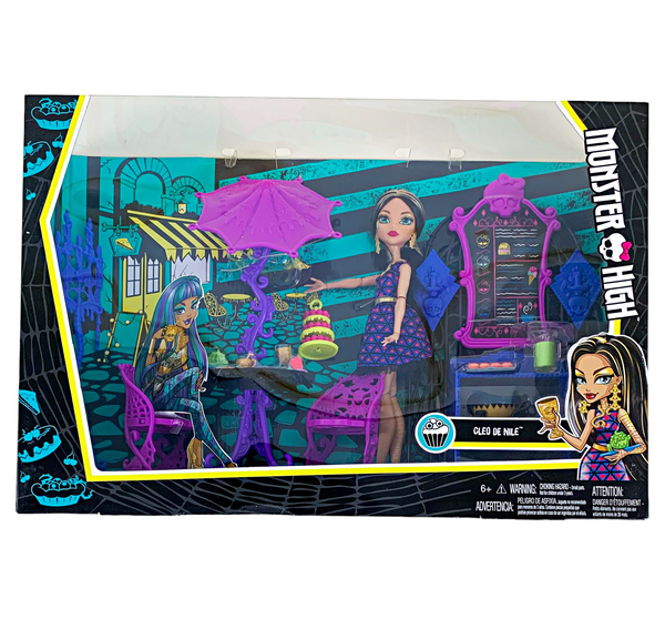 Monster High Cleo De Nile Scream & Sugar Cafe Playset (DPX08)