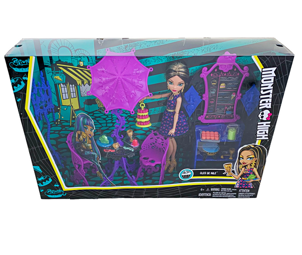 Monster High Cleo De Nile Scream & Sugar Cafe Playset (DPX08)