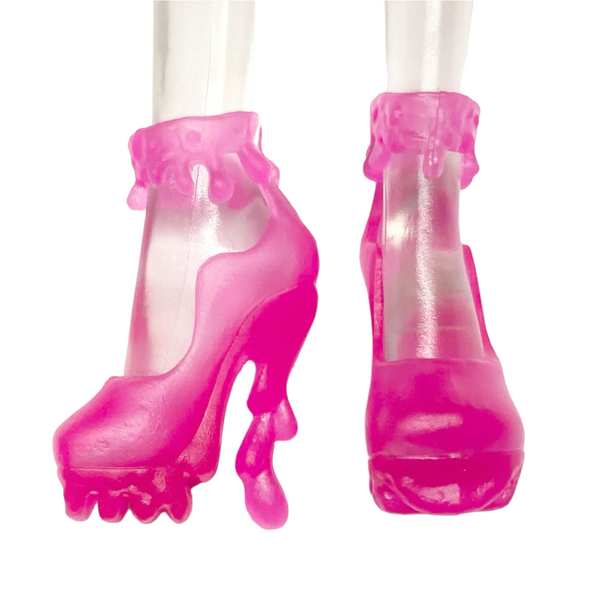 Monster High Create A Monster Ice Blob Girl Doll Replacement Pink Shoes