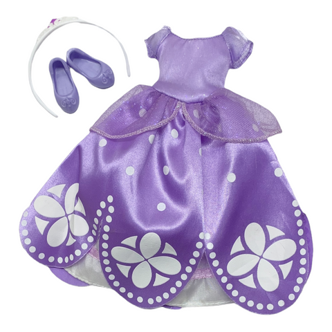 Mattel Disney Sofia The First Talking Sofia Doll Dress Fashion Outfit Set