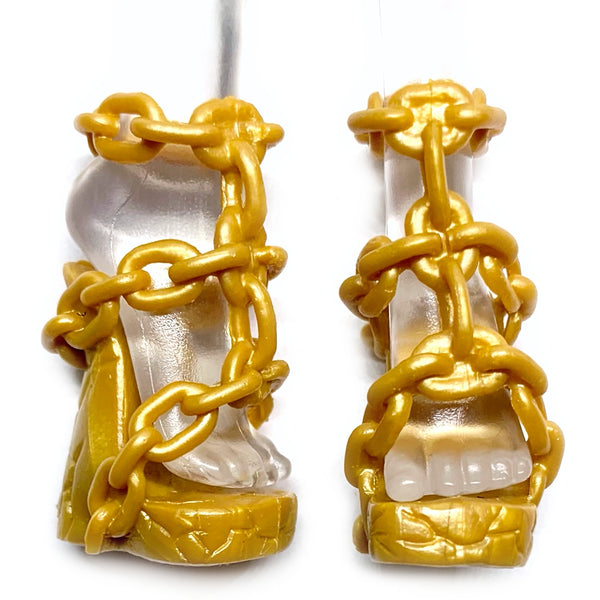 Monster High 13 Wishes Spectra Vondergeist Doll Replacement Gold Chain Shoes
