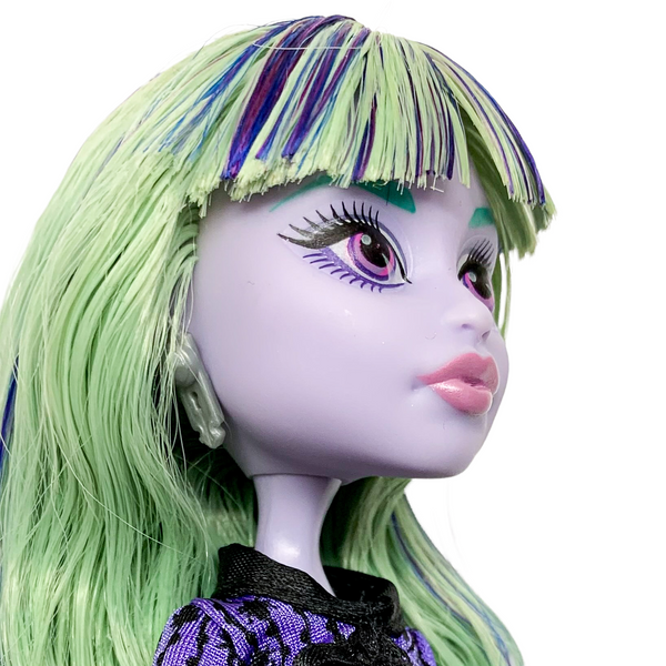 Monster High 13 Wishes Twyla Boogeyman Doll With Pet & Diary