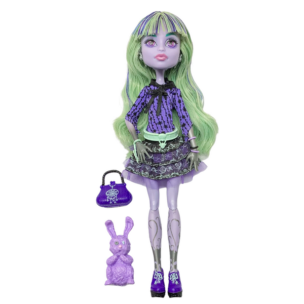 Monster High 13 Wishes Twyla Boogeyman Doll With Pet & Diary