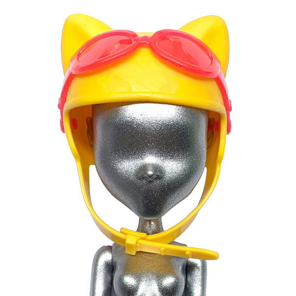 Monster High Wheelin' Werecats Twins Purrsephone Doll Replacement Helmet W/ Goggles