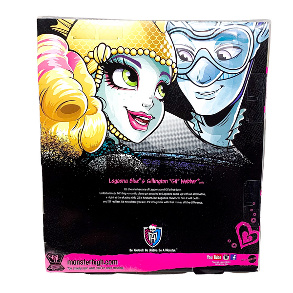 Monster High Lagoona Blue & Gillington "Gil" Webber Wheel Love Dolls 2 Pack