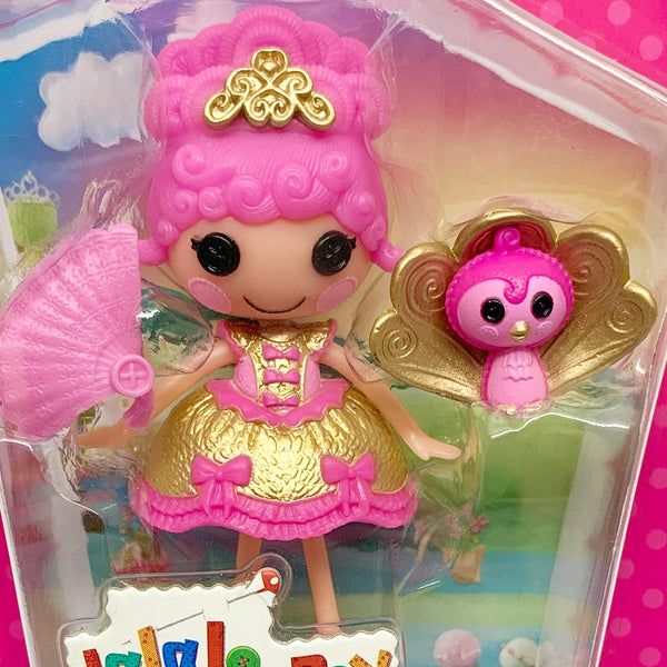 Mini Lalaloopsy Goldie Luxe Doll W/ Pet Peacock #8 Of Series 14