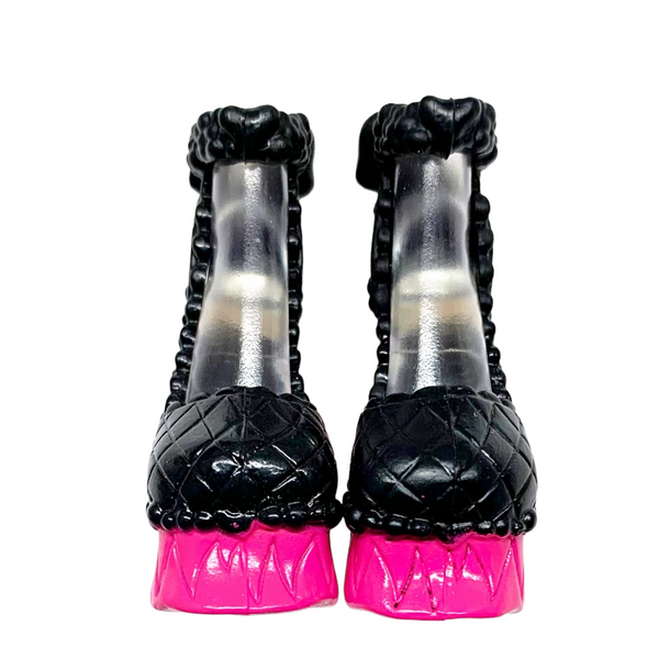 Monster High Sweet Screams Draculaura Doll Replacement Pink & Black Shoes