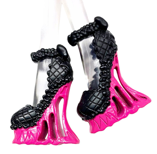 Monster High Sweet Screams Draculaura Doll Replacement Pink & Black Shoes